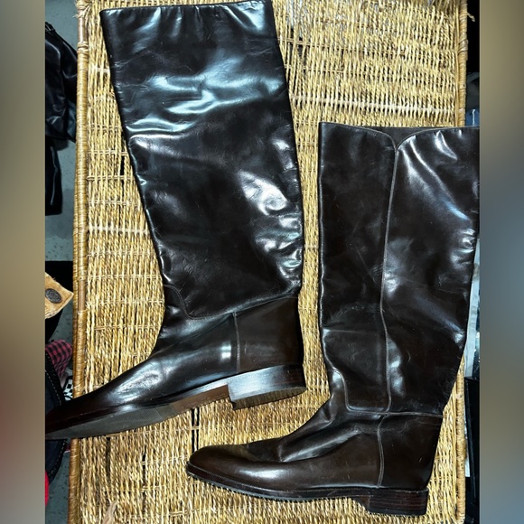 Vintage Charles David Leather Riding Boots 🌵8 - Picture 2 of 16